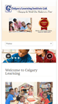 Mobile Screenshot of calgarylearning.com